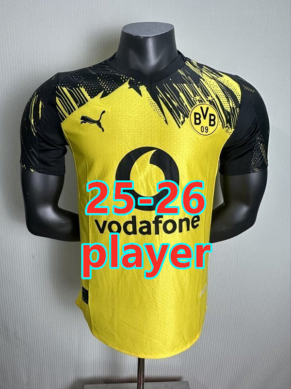 25-26 Dotmund Home Player Version Jersey S-2XL