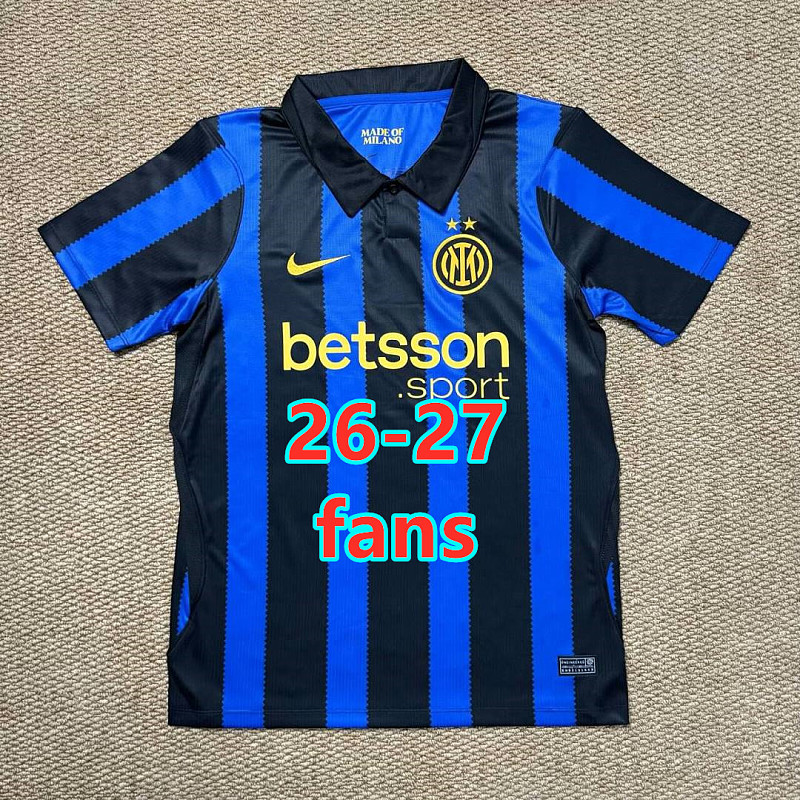 26-27 Inter Milan Home Fans Version Jersey S-4XL