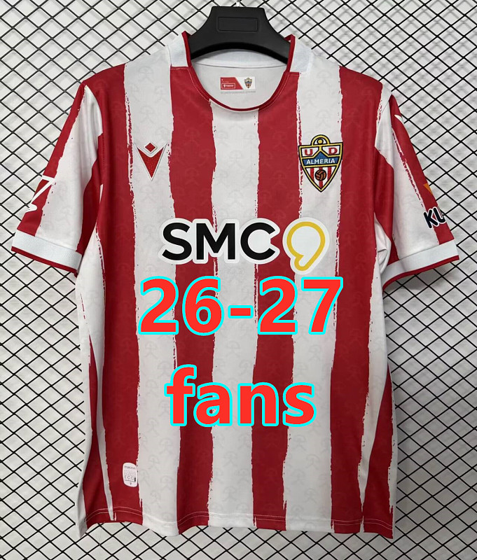 26-27 Almeria Home Fans Version Jersey S-4XL
