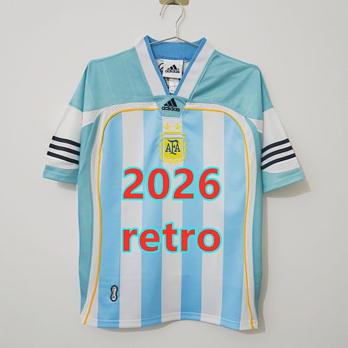 Argentina Retro Fans Version Jersey S-2XL