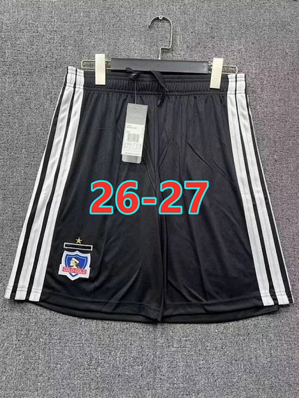 26-27 Colo-Colo Home Fans Version Shorts S-2XL