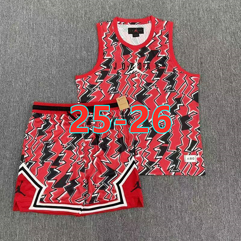 25-26 A-J Vest+shorts Basketball Kit XS-4XL
