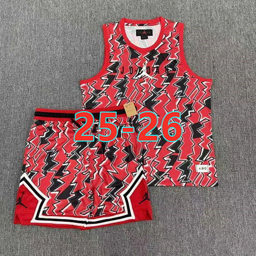 25-26 A-J Vest+shorts Basketball Kit XS-4XL