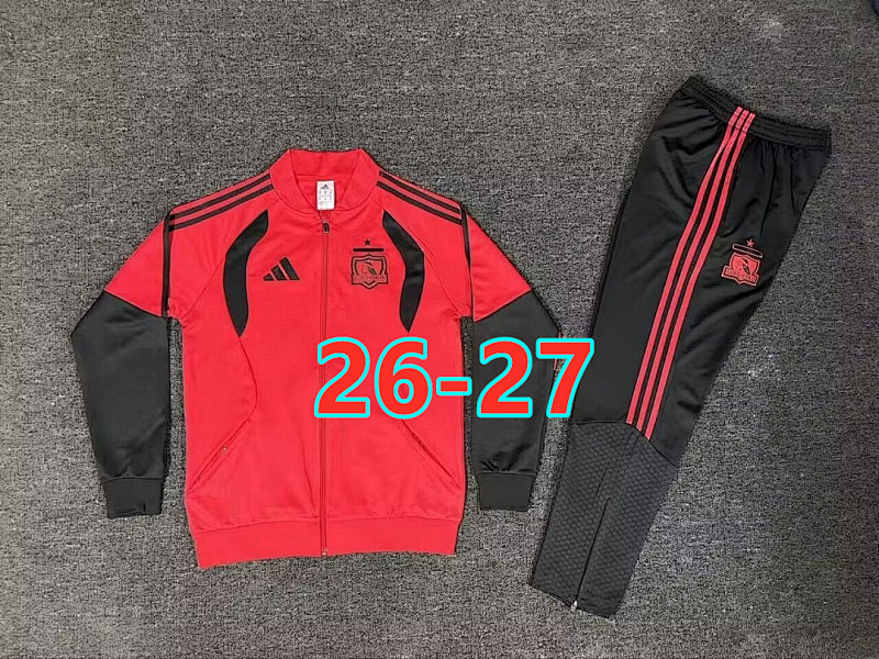 26-27 Colo-Colo Long Zipper Jacket S-2XL