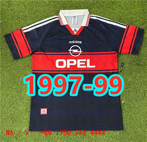 Bayern Retro TopThai Quality Home Jersey S-2XL