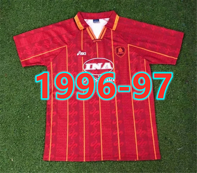 Roma Retro TopThai Quality Home Jersey S-2XL