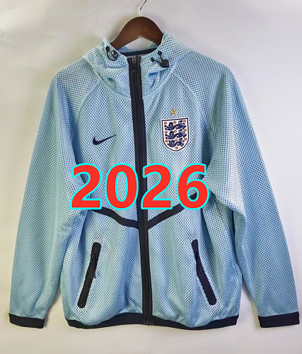 England Double Mesh Hoodie Entrance Uniform S-3XL