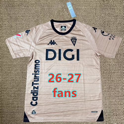 26-27 Cádiz Third Fans Version Jersey S-4XL