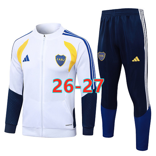 26-27 Boca Juniors Long Zipper Jacket S-2XL