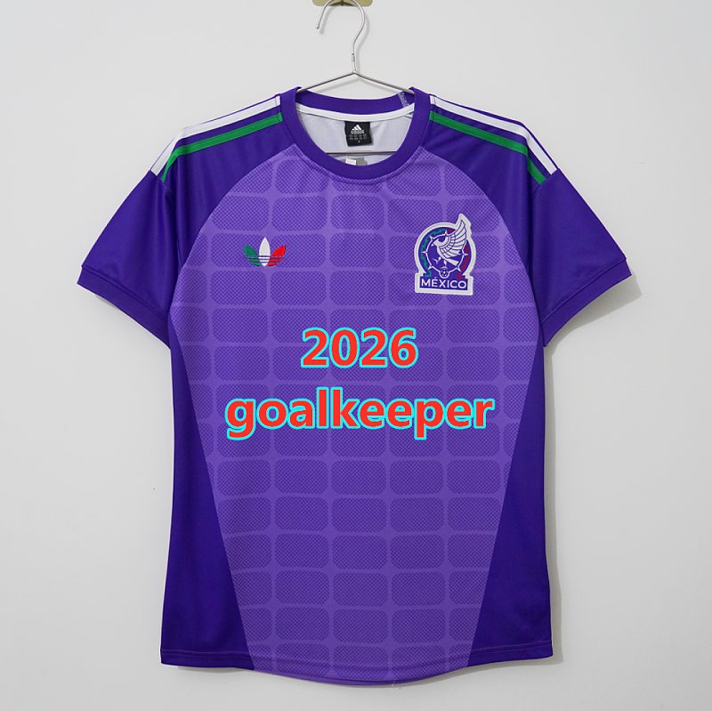 Mexico Goalkeeper Fans Version Jersey S-2XL