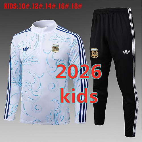 Argentina Kids Long Sleeve Tracksuit 10 -18