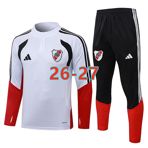 26-27 River Plate Long Sleeve Tracksuit S-2XL