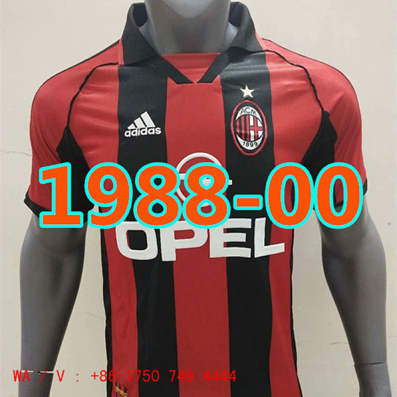 AC Milan Retro TopThai Quality Home Jersey S-2XL AC