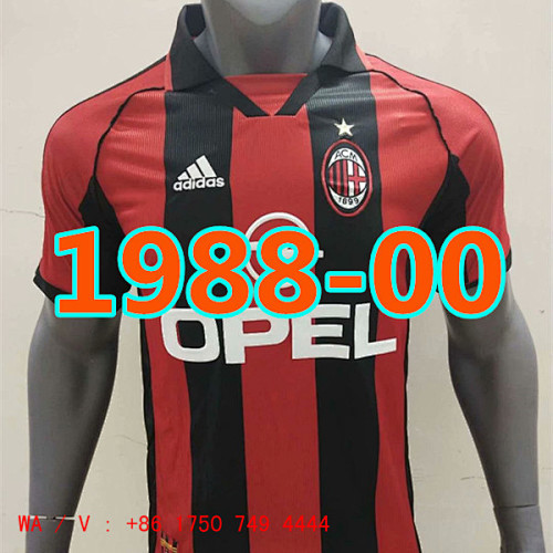 AC Milan Retro TopThai Quality Home Jersey S-2XL AC