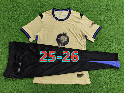 25-26 Barcelona Player Short Sleeve+pants Kit S-2XL