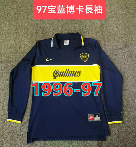 Boca Juniors Home Retro Long Jersey S-Xxl