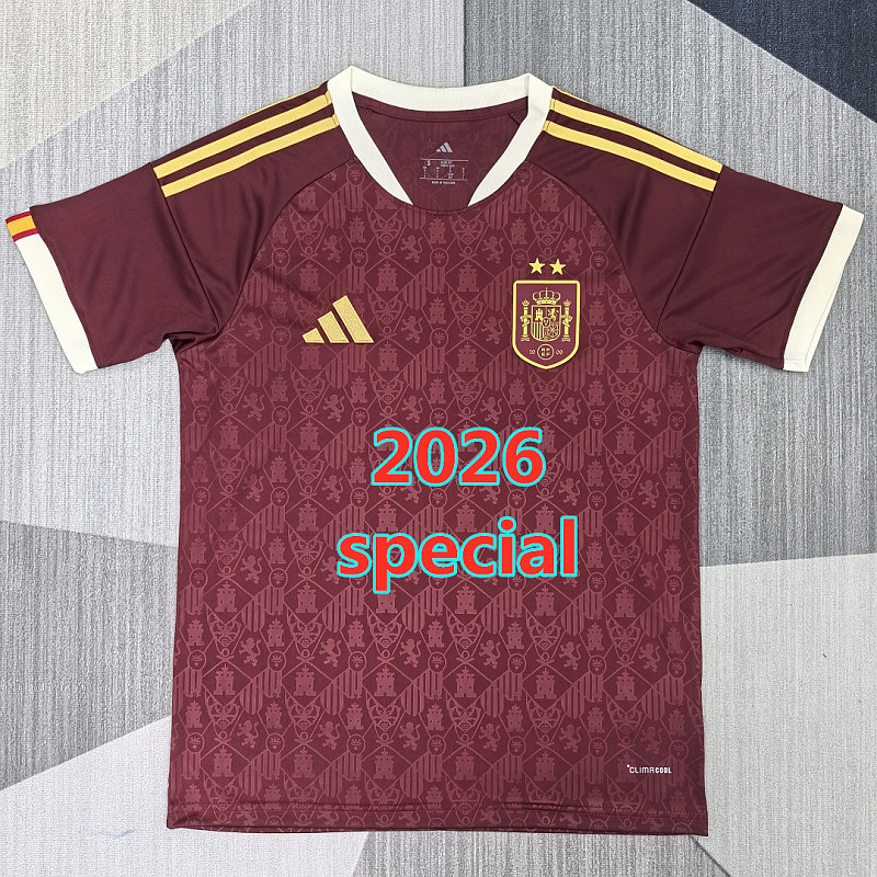 Spain Special Fans Version Jersey S-4XL