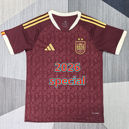 Spain Special Fans Version Jersey S-4XL