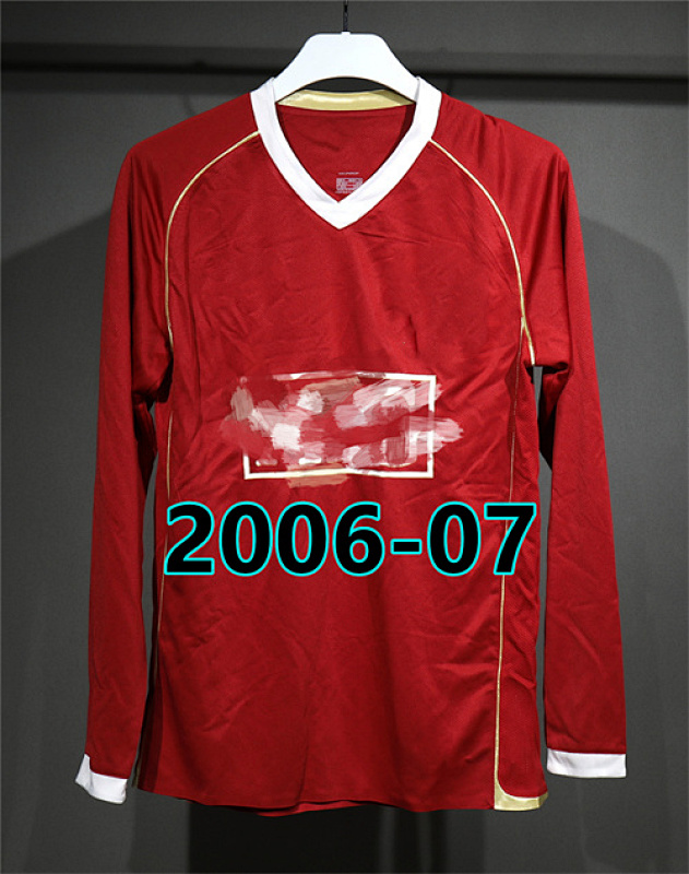 Manchester United Retro Home Player Long Jersey S-2XL