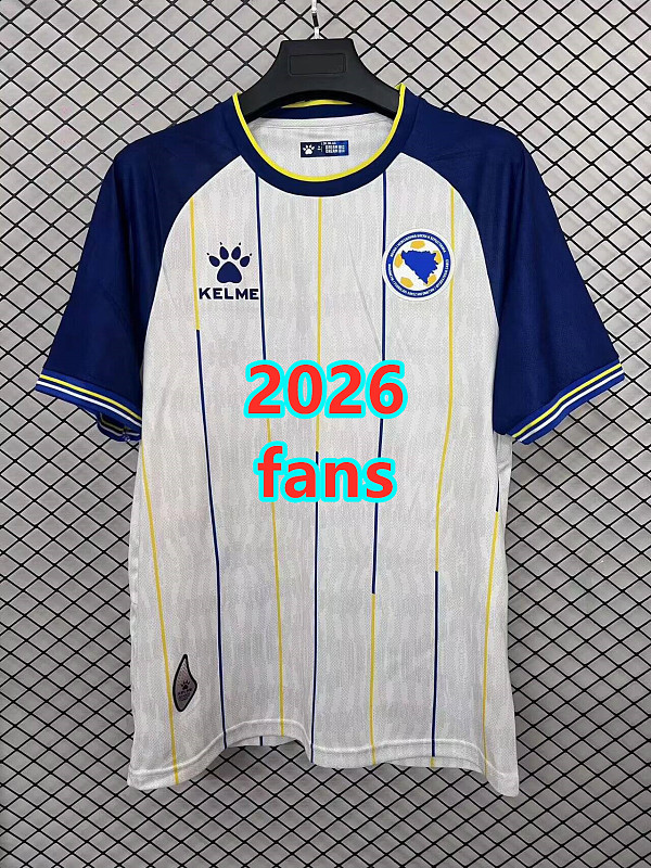 Bosnia And Herzegovina Away Fans Jersey S-4XL