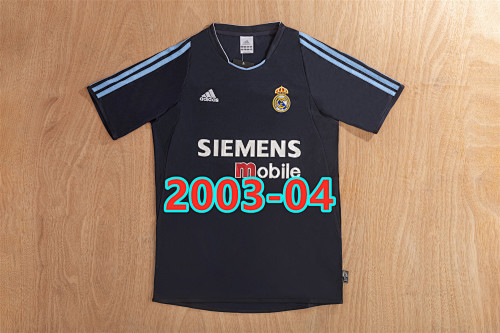03-04 Real Madrid Away Retro Jersey S-2XL