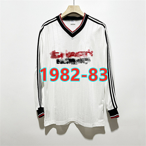 Manchester United Away Retro Long Sleeve Jersey S-2XL