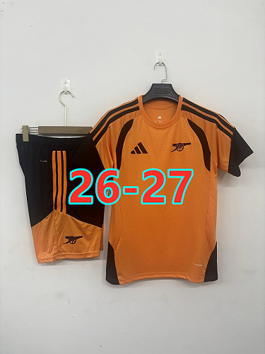 26-27 Arsenal Short Sleeve Tracksuit Kit S-3XL