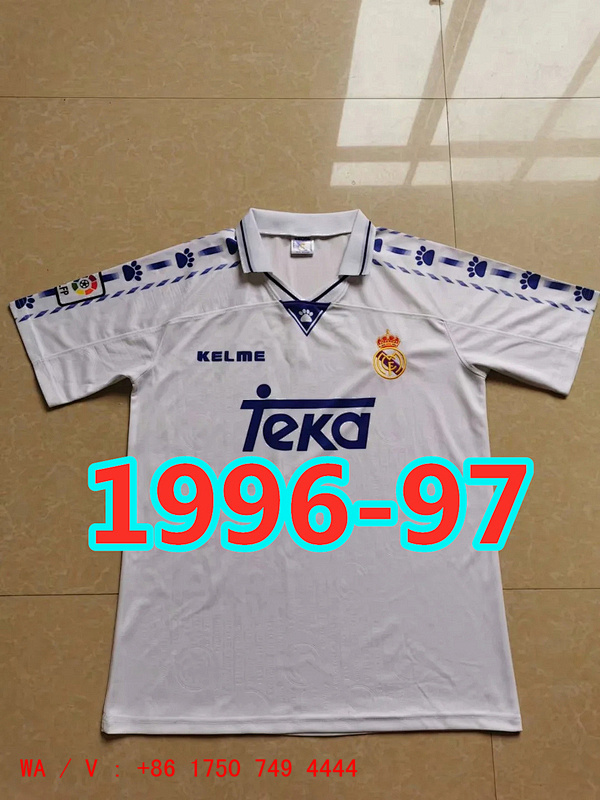 Real Madrid Retro TopThai Quality Home Jersey S-2XL