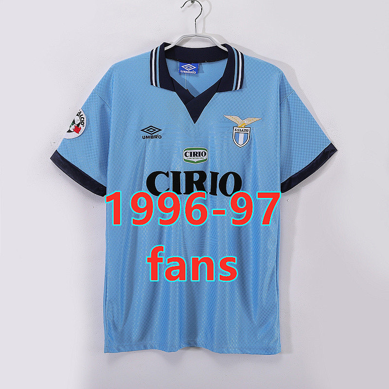Lazio Home Fans Version Jersey S-2XL