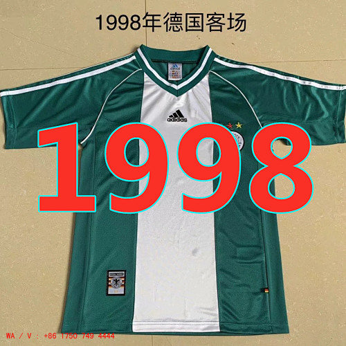 Germany Retro TopThai Quality Away Jersey S-2XL