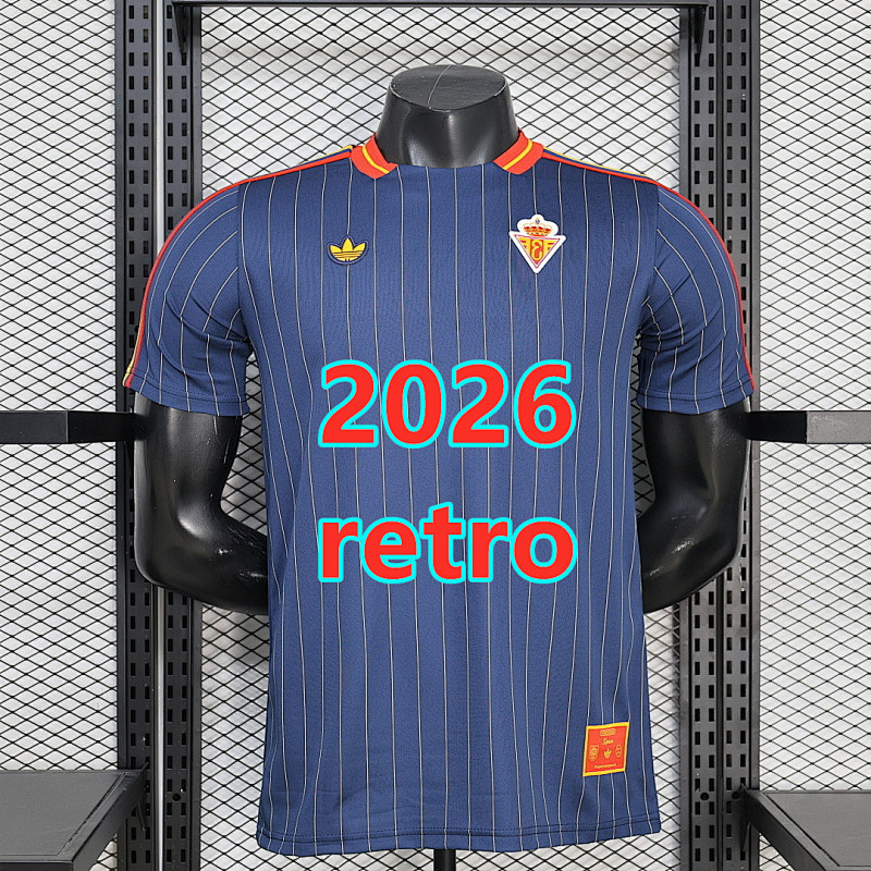 Spain Retro Player Version Jersey S-2XL