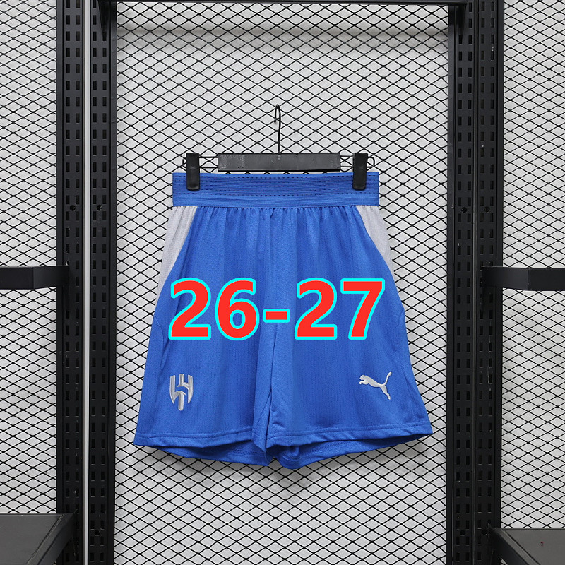 26-27 Al-Hilal Saudi Home Player Version Shorts S-3XL