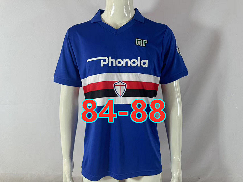84-88 Sampdoria Home Retro Jersey S-2XL