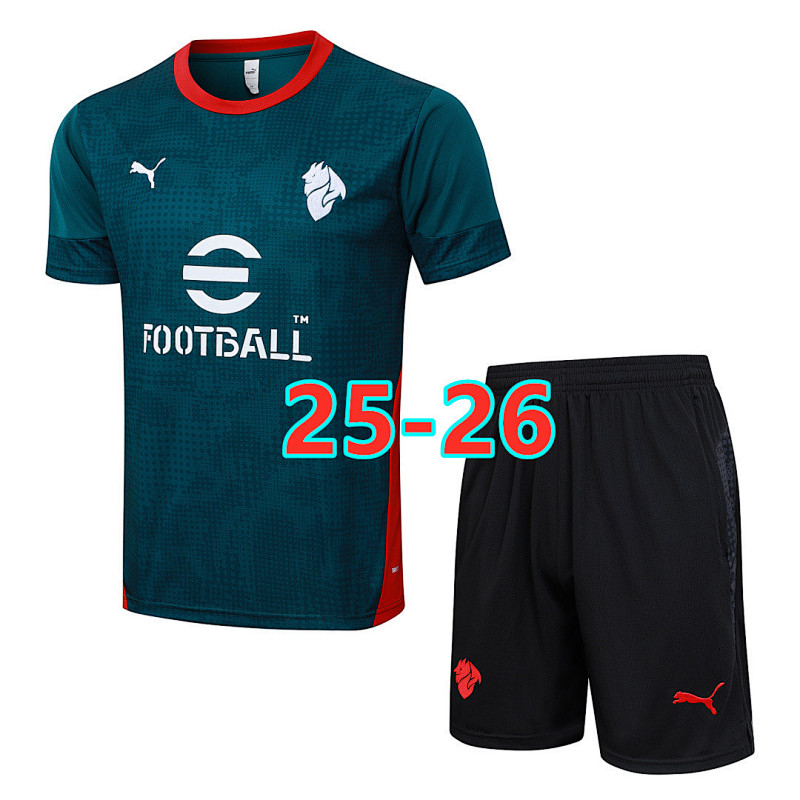 25-26 AC Milan Short Sleeve Tracksuit S-2XL AC