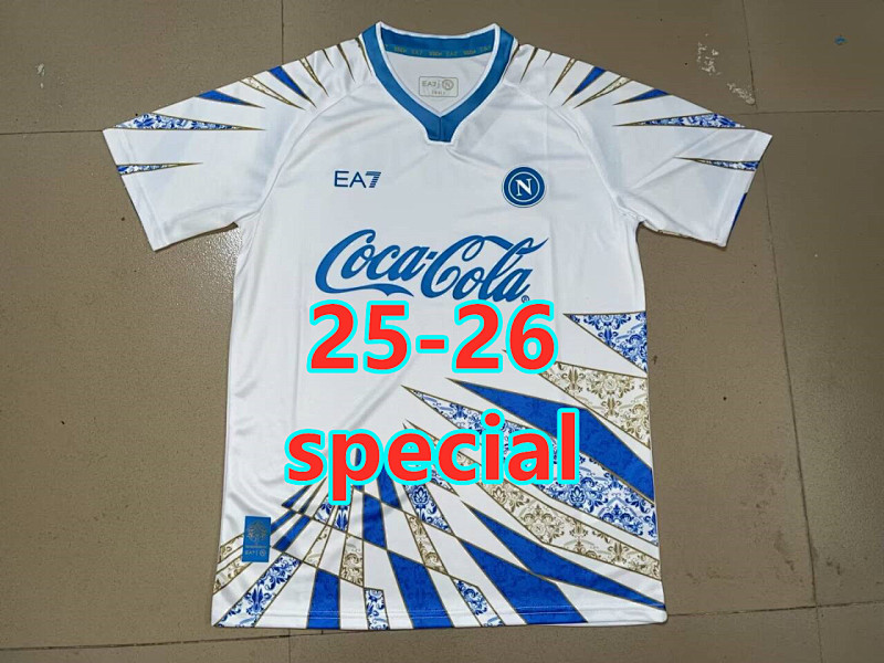 25-26 Napoli Special Fans Version Jersey S-4XL
