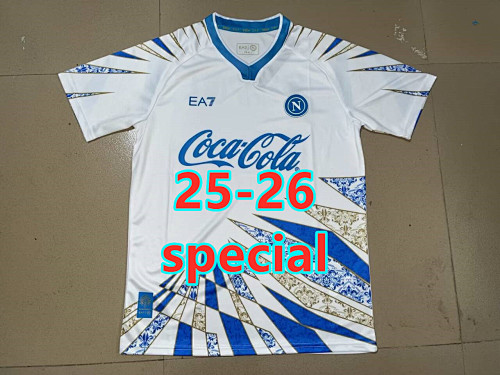 25-26 Napoli Special Fans Version Jersey S-4XL