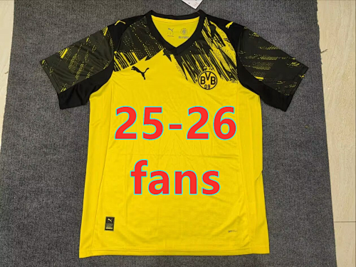 25-26 Dortmund Home Fans Version Jersey S-4XL