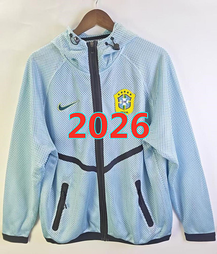 Brazil Double Mesh Hoodie Entrance Uniform S-3XL