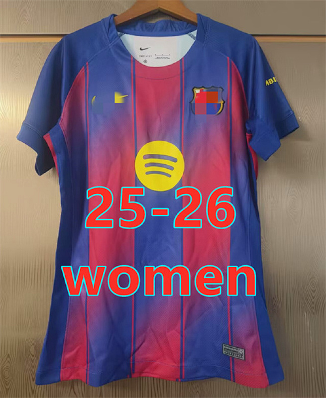 25-26 Barcelona Home Women Jersey S-2XL