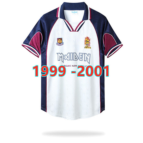 West Ham United -2001 Away Jersey S-2XL