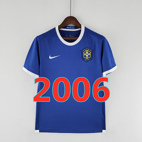 Brazil Retro TopThai Quality Away Jersey S-2XL