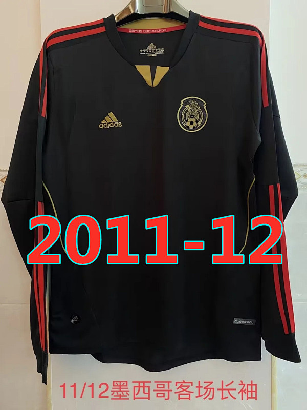 Mexico Retro Away Long Sleeve Jersey S-2XL
