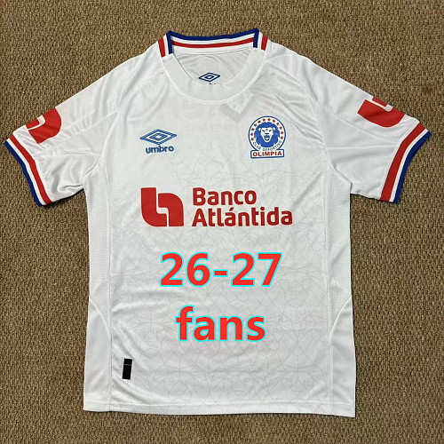 26-27 CD Olimpia Home Fans Version Jersey S-4XL CD