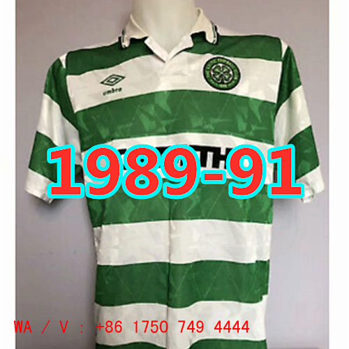 Celtic Retro TopThai Quality Home Jersey S-2XL