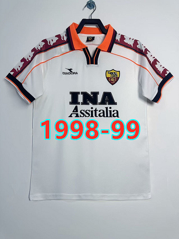 Roma Away Retro Jersey S-2XL