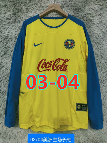 03-04 America Home Retro Long Jersey S-2XL