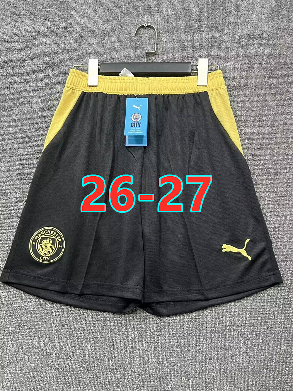 26-27 Manchester City Away Fans Version Shorts S-2XL
