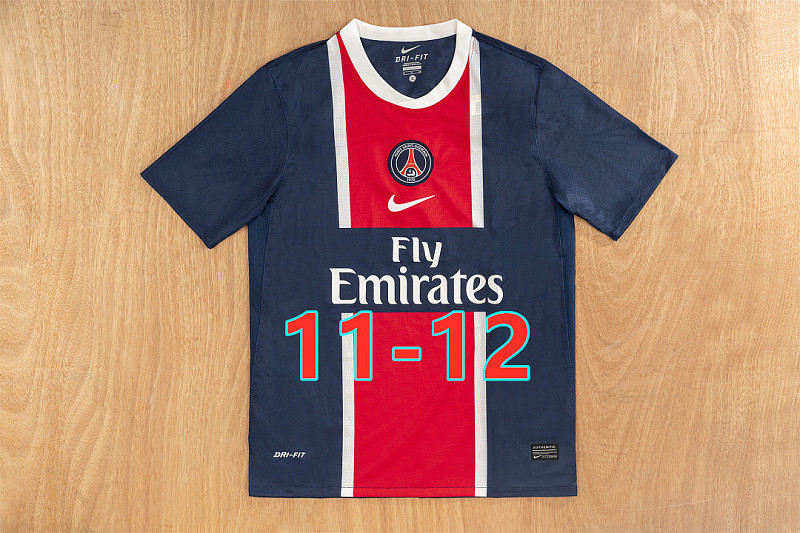 Balenciaga 11-12 Paris Psg Home Retro Jersey S-2XL