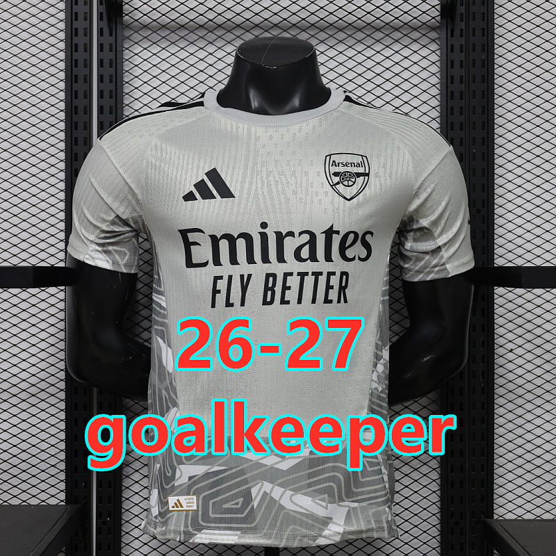 26-27 Arsenal Goalkeeper Player Version Jersey S-2XL