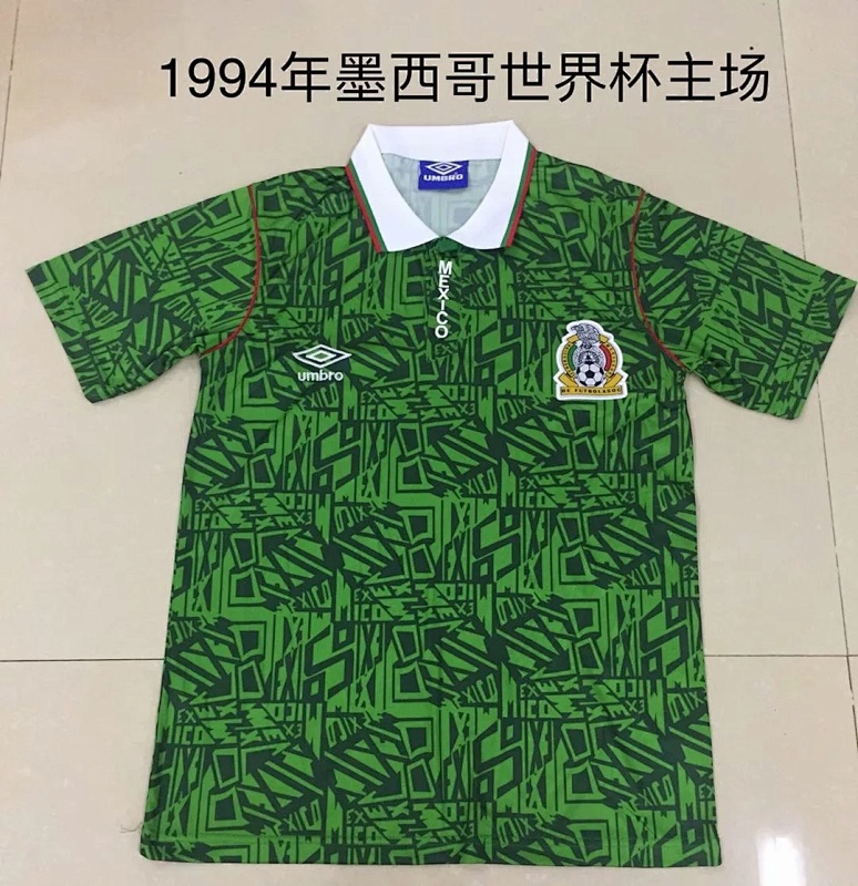 Mexico Home Retro Jerseys S-2XL